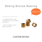 Split Type CuSn8 Bronze Flange Slide Bearing