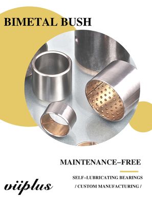 좋은 가격 리배비팅 태도와 부시들 바이메탈 스트립 CuPb24Sn4 온라인으로